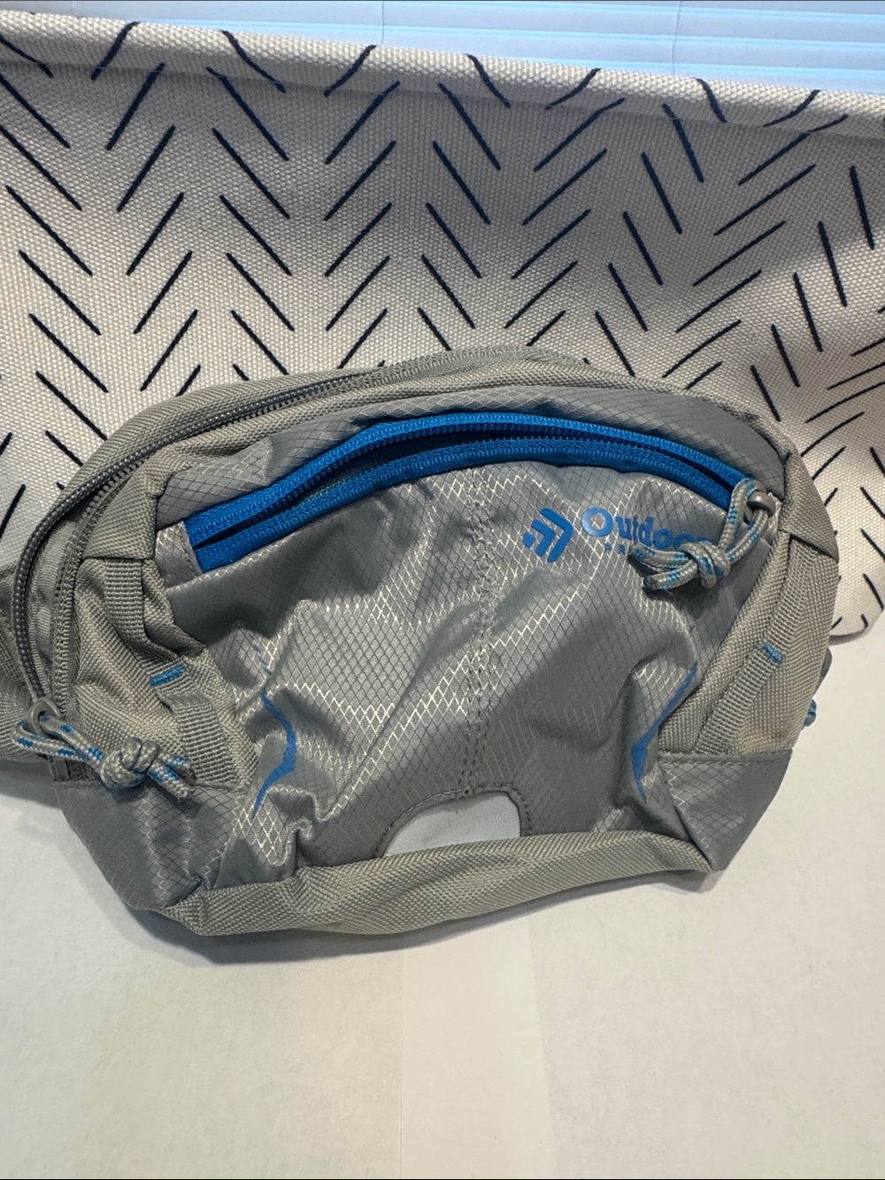 Outdoor Products- Gray and Blue Waist Pack